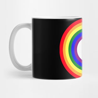 Gay Pride Peace Shield Mug